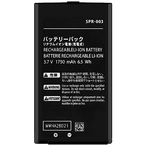 OSTENT 1750mAh 3.7V Rechargeable Lithium-ion Battery Pack for Nintendo New 3DS LL/XL Console