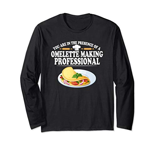 Omelette Making Professional Eggs Breakfast Gift Long Sleeve T-Shirt