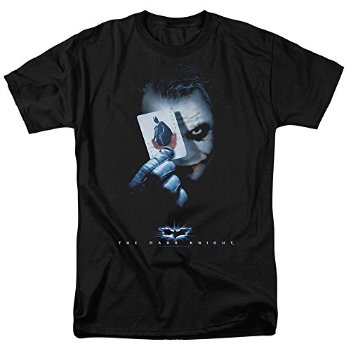 Popfunk The Dark Knight Heath Ledger Joker with Card T Shirts & Stickers (X-Large) Black
