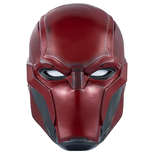 mankamonga Red Cosplay Hero Helmet Mask Props for Men Women Style A