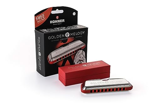 Hohner Golden Melody Harmonica - Key of B, V2