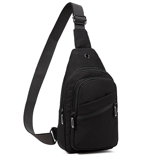 EVANCARY Small Sling Bag for Women Men, Sling Backpack Chest Daypack Crossbody Backpack for Travel Sports Running Hiking