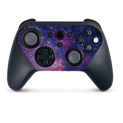 MightySkins Skin Compatible with Amazon Luna Controller - Violet Stars | Protective, Durable, and Unique Vinyl Decal wrap Cover | Easy to Apply, Remove, and Change Styles | Made in The USA