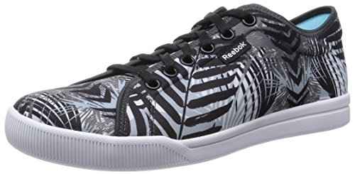 Reebok Women's Skyscape Runaround 2.0, BLACK/WHITE/BOTANICAL, 6.5 US