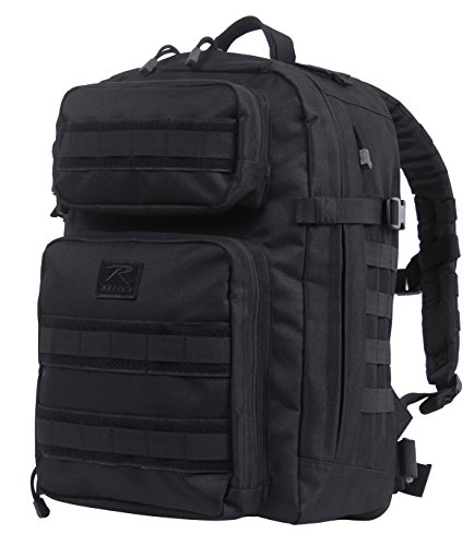 Rothco Fast Mover Tactical Backpack, Black (Black, One Size)
