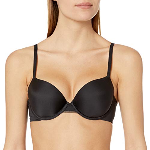 DKNY Women's Litewear Spacer T-Shirt Bra, Black, 36B