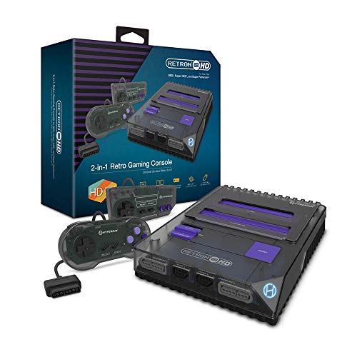 Hyperkin RetroN 2 HD Gaming Console for NES/Super NES/Super Famicom(Space Black)