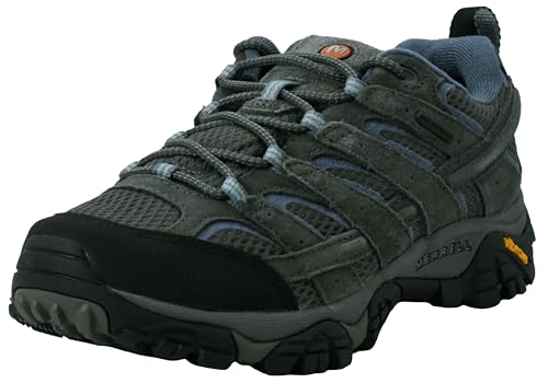 Merrell Women's Moab 2 Waterproof Hiking Shoe, Granite, 7.5 M US