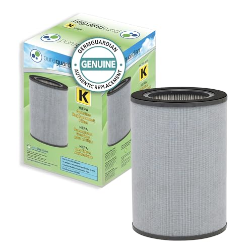 GermGuardian Filter K 360° HEPA Pure Genuine Air Purifier Replacement Filter, Removes 99.97% of Pollutants for Air Purifiers AC9400W and AC9600W, FLT9400