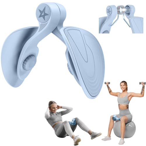 Yes4All High Resistance 360 Adjustment Thigh Master Kegel Pelvic Floor Trainer/Blue Thicker Spring for Inner Thigh Exercise (B. Blue)