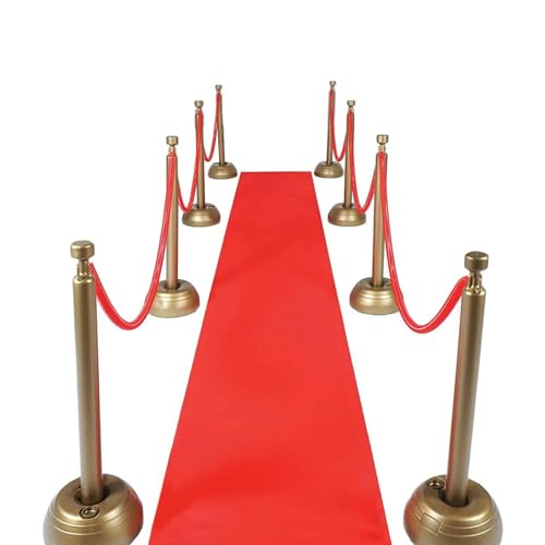 YADI Red Carpet Runner for Party, 24 in × 15 ft, Non-Woven Polyester Fabric Aisle Runner for Wedding Ceremony, Hollywood Red Carpet for VIP Awards Night Theme Party Decorations