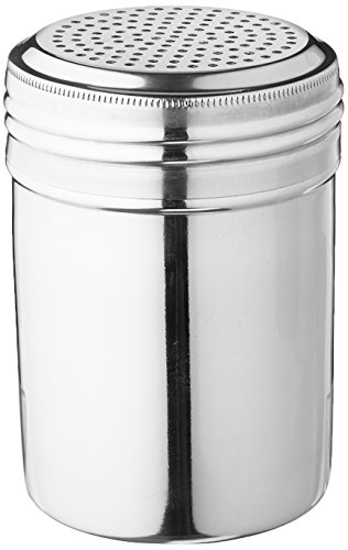 European Gift and Houseware Stainless Steel Condiment Shaker, 10-Ounce