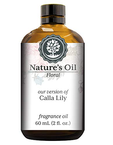 Calla Lily Fragrance Oil (60ml) for Diffusers, Soap Making, Candles, Lotion, Home Scents, Linen Spray, Bath Bombs, Slime