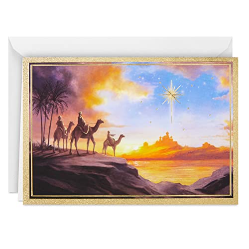 Hallmark Boxed Religious Christmas Cards, Three Wise Men (40 Cards with Envelopes)