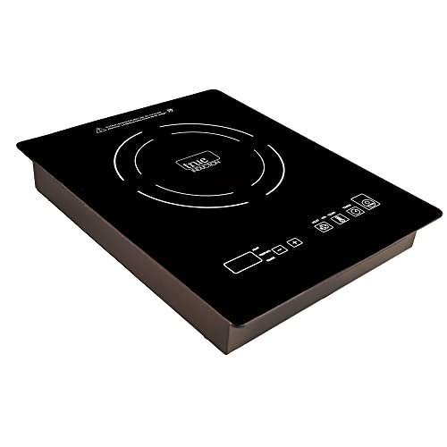 TI-1B, Built-in Induction Cooktop by True Induction, 1750 Watts, 858UL Certified, Single Burner, 12 inch, Ceramic Glass