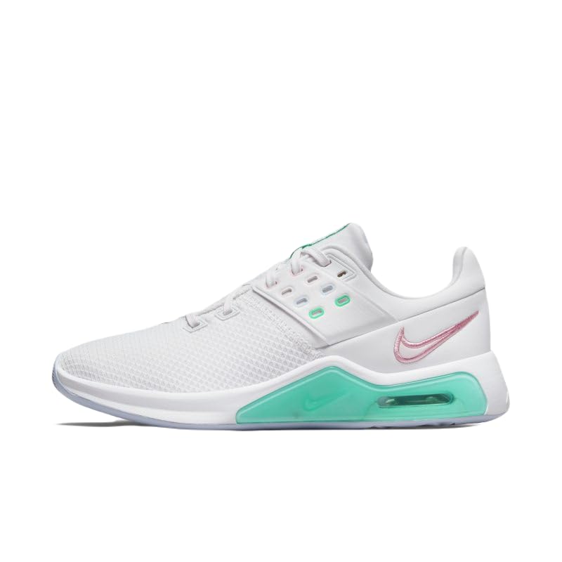 Nike Women's Air Max Bella TR 4 Running Trainers CW3398 Sneakers Shoes, White/Pink-Glaze Menta, 8 M US