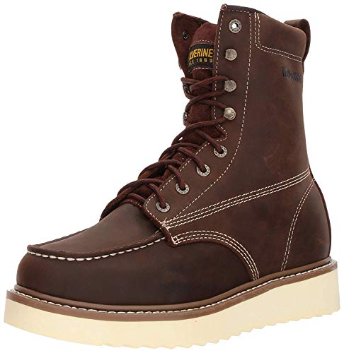 Wolverine Men's Loader 8' Wedge Boot, Brown, 10 3E US