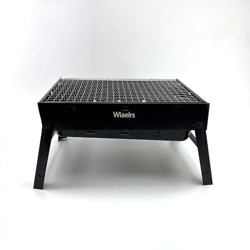 Wiaelrs Barbecue grills - Portable Camping Grill for 6-10 People, Offset Smoker, Braised Roast, Patio and Backyard Picnic Grill