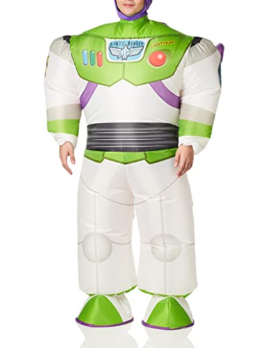 Disguise mens Disney Buzz Lightyear Inflatable Toy Story 4 Adult Sized Costumes, White, One Size Adult US