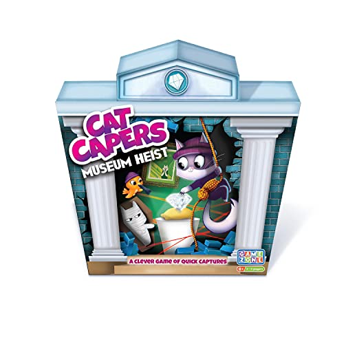 Game Zone Cat Capers - Fun and Family-Friendly Card Game for Ages 8+ - Great for Developing Reflexes and Quick Thinking Skills