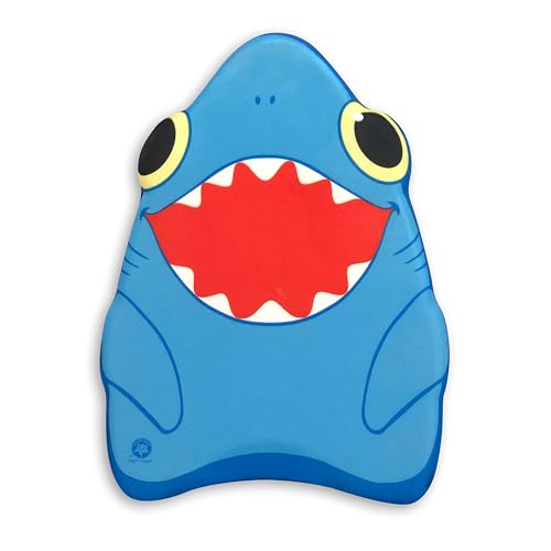 Melissa & Doug Sunny Patch Spark Shark Kickboard - Learn-to-Swim Pool Toy