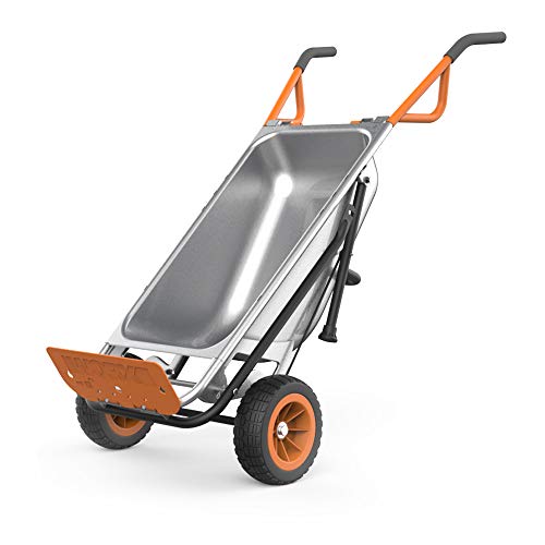 Worx WG050 8-in-1 Aerocart Garden Cart/Wheelbarrow Heavy Duty/Dolly