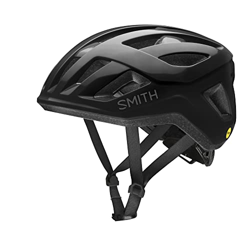 SMITH Signal Cycling Helmet – Adult Road Bike Helmet with MIPS Technology – Lightweight Impact Protection for Men & Women – Black, Medium