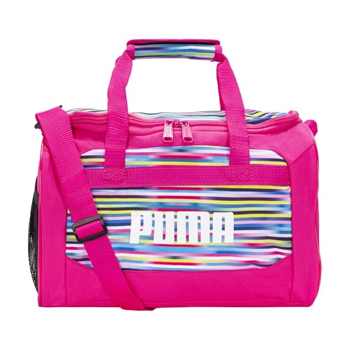 PUMA unisex child Evercat Transformation Jr duffel bags, Pink/Multi, One Size US