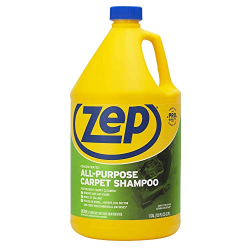 Zep All-Purpose Carpet Shampoo Concentrate Cleaner - 1 Gallon - ZUCEC128 - Professional Formula Removes Dirt and Stains