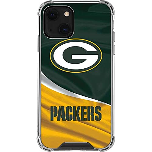 Skinit Clear Phone Case Compatible with iPhone 13 - Officially Licensed NFL Green Bay Packers Design