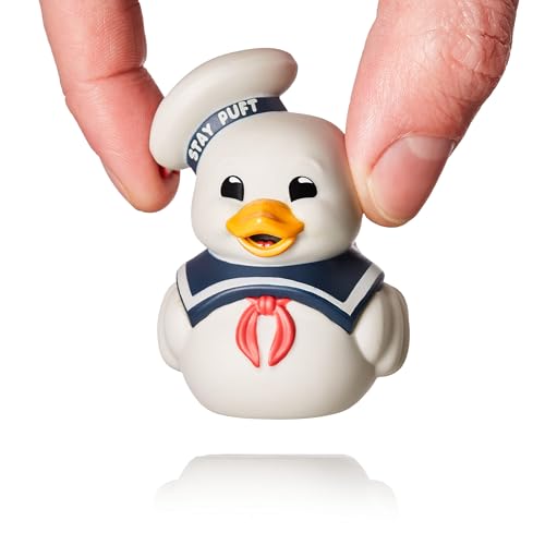 TUBBZ Mini Stay Puft Collectible Vinyl Rubber Duck Figure - Official Ghostbusters Merchandise - Sci-Fi TV & Movies