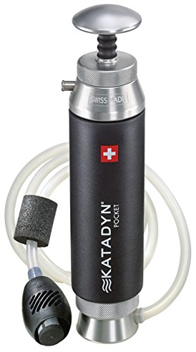 Katadyn Pocket Water Filter for Backpacking, Group Camping & Emergency Preparedness
