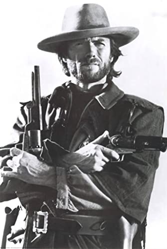 Clint Eastwood - Guns - 24x36 Poster