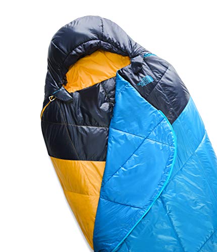 The North Face One Bag Camping Sleeping Bag, Hyper Blue/Radiant Yellow, Long