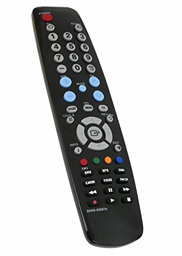 New BN59-00687A Replace Remote fit for Samsung TV LN40A450C1DXZA LN40A450 LN40A450C1 LN40A450C1D LN26A450 LN26A450C1 LN26A450C1D LN26A450C1DXZA LN32A450C1 LN32A450C1D LN37A450 LN37A450C1