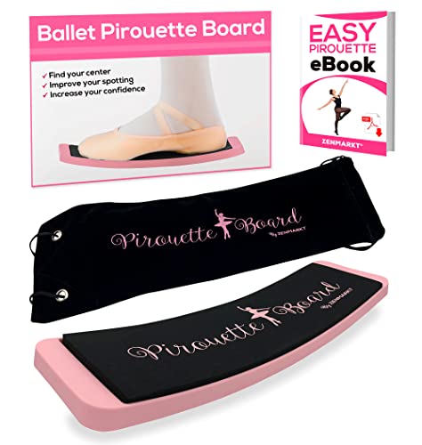 Zenmarkt Ballet Turning Board for Dancers - Figure Skating Ballet Dance Turning Pirouette Board by Improve Balance and Turns - Training Equipment for Dancers, Ice skaters, Gymnasts and Cheerleaders