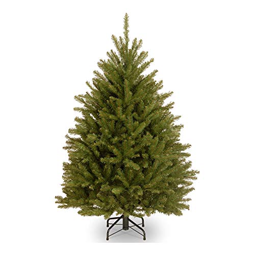 National Tree Company Artificial Mini Christmas Tree, Green, Dunhill Fir, Includes Stand, 4.5 Feet