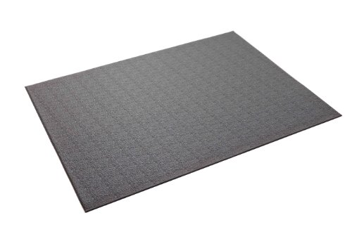SuperMats Heavy Duty Equipment Mat 11GS-GRAY Made in U.S.A. for Large Treadmills Ellipticals Rowers Rowing Machines Recumbent Bikes and Exercise Equipment Color Gray (3-Feet x 6.5-Feet) (36' x 78') (91.44 cm x 198.12 cm)