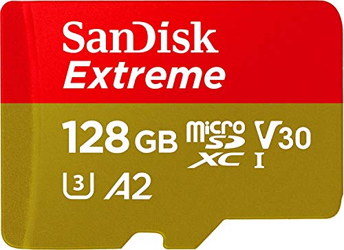 SanDisk 128GB Extreme for Mobile Gaming microSD UHS-I Card - C10, U3, V30, 4K, A2, Micro SD - SDSQXA1-128G-GN6GN