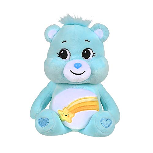 Care Bears 22034 9 Inch Bean Plush Wish Bear, Collectable Cute Plush Toy, Cuddly Toys for Children, Soft Toys for Girls and Boys, Cute Teddies Suitable for Girls and Boys Aged 4 Years +