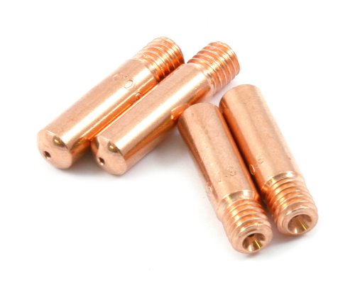 Forney 60172 Contact Tip For Mig Welding, Tweco Binzel or Clarke, .035, 4-Pack,Copper, 0.035