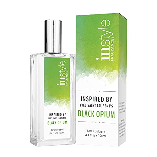 Instyle Fragrances | Inspired by Yves Saint Laurent's Black Opium | Women’s Eau de Toilette | Vegan, Paraben Free, Phthalate Free | Never Tested on Animals | 3.4 Fluid Ounces