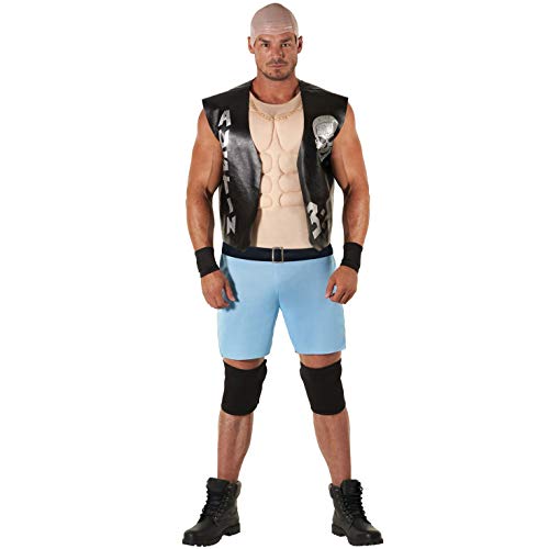 Morph Stone Cold Steve Austin Costume, Stone Cold Costume Men, WWECostume Adult Men, WWE Wrestler Costume, WWE Costume, XL