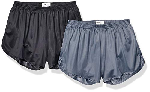 Soffe mens Authentic Ranger Panty Shorts, Black/Gunmetal (2 Pack), Large US
