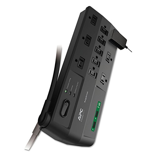 APC Performance Surge Protector with USB Ports, P11U2, 11 Outlet Power Strip, 2880 Joule Surge Protection