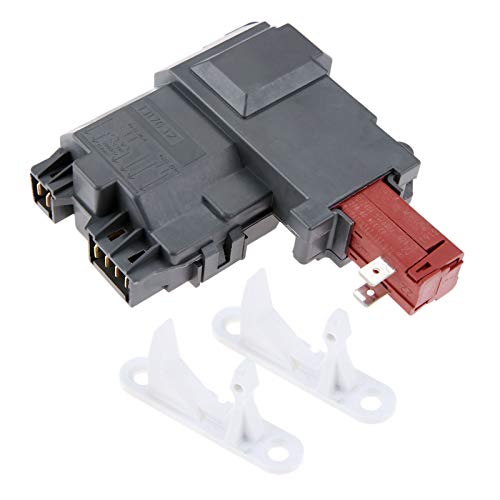 131763202 131763256 Washer Door Lock Switch with 1317633 131763310 Door Strike for Frigidaire Whirlpool Kenmore Crosley GE, Replace 1317632 131763200 131763255 131269400