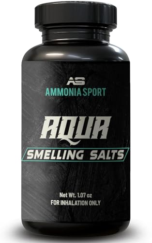 Smelling Salts - Aqua - Pre-Activated Salt with Hundreds of Uses Per Bottle - AmmoniaSport