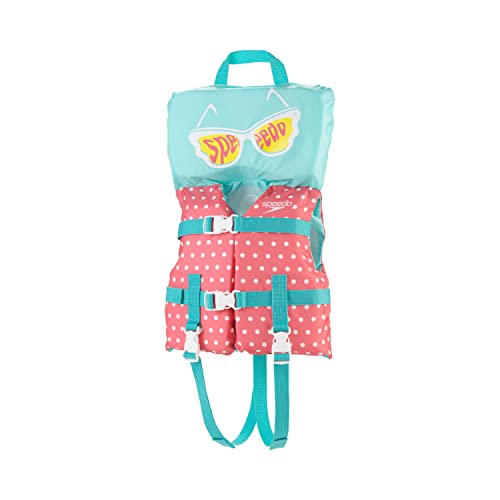 Speedo Baby Swim Infant Begin to Swim Flotation Life Vest, Georgia Peach Polka Dots, One Size