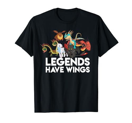 How To Train Your Dragons 3 Hidden World Legends Have Wings T-Shirt