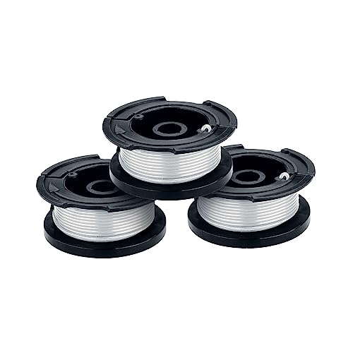 BLACK+DECKER Weed Eater String, Trimmer Line, 3-Pack, 30-Feet of Replacement Spool, 0.065-Inch Diameter (AF1003ZP)